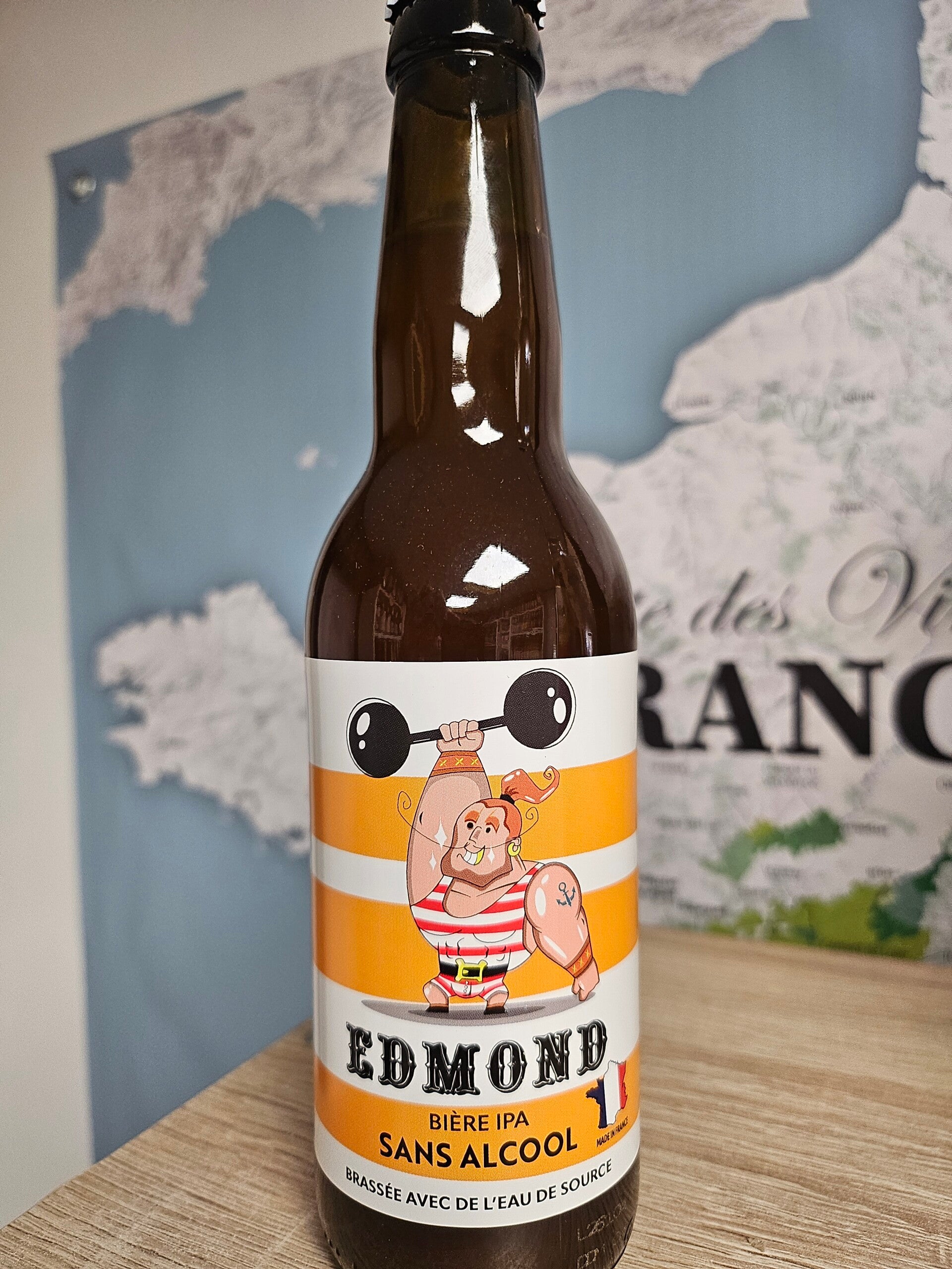 EDMOND bière IPA sans alcool BIO 33cl