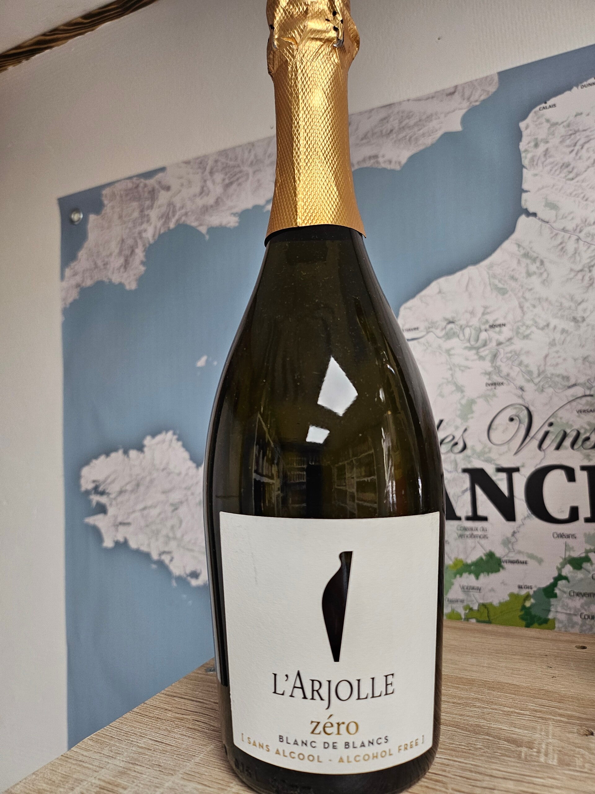 L'ARJOLLE ZÉRO, vin blanc pétillant blanc de blanc, 75cl