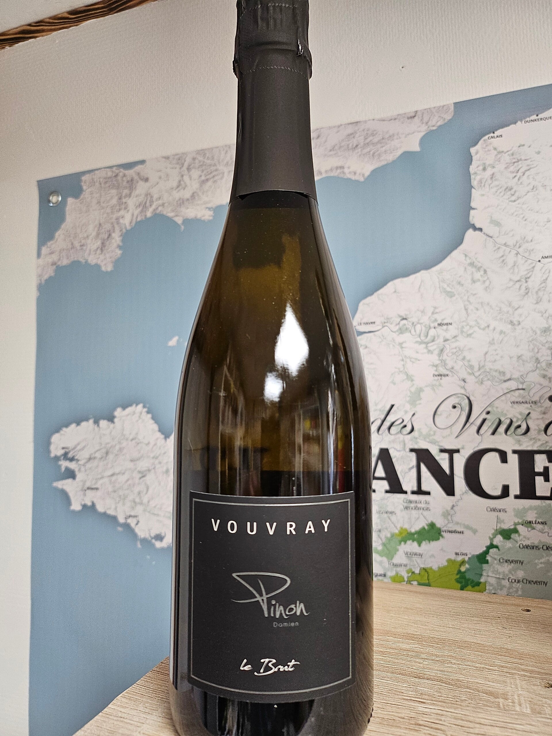 VOUVRAY brut, Damien PINON, propriétaire récoltant, 75 cl, 13%