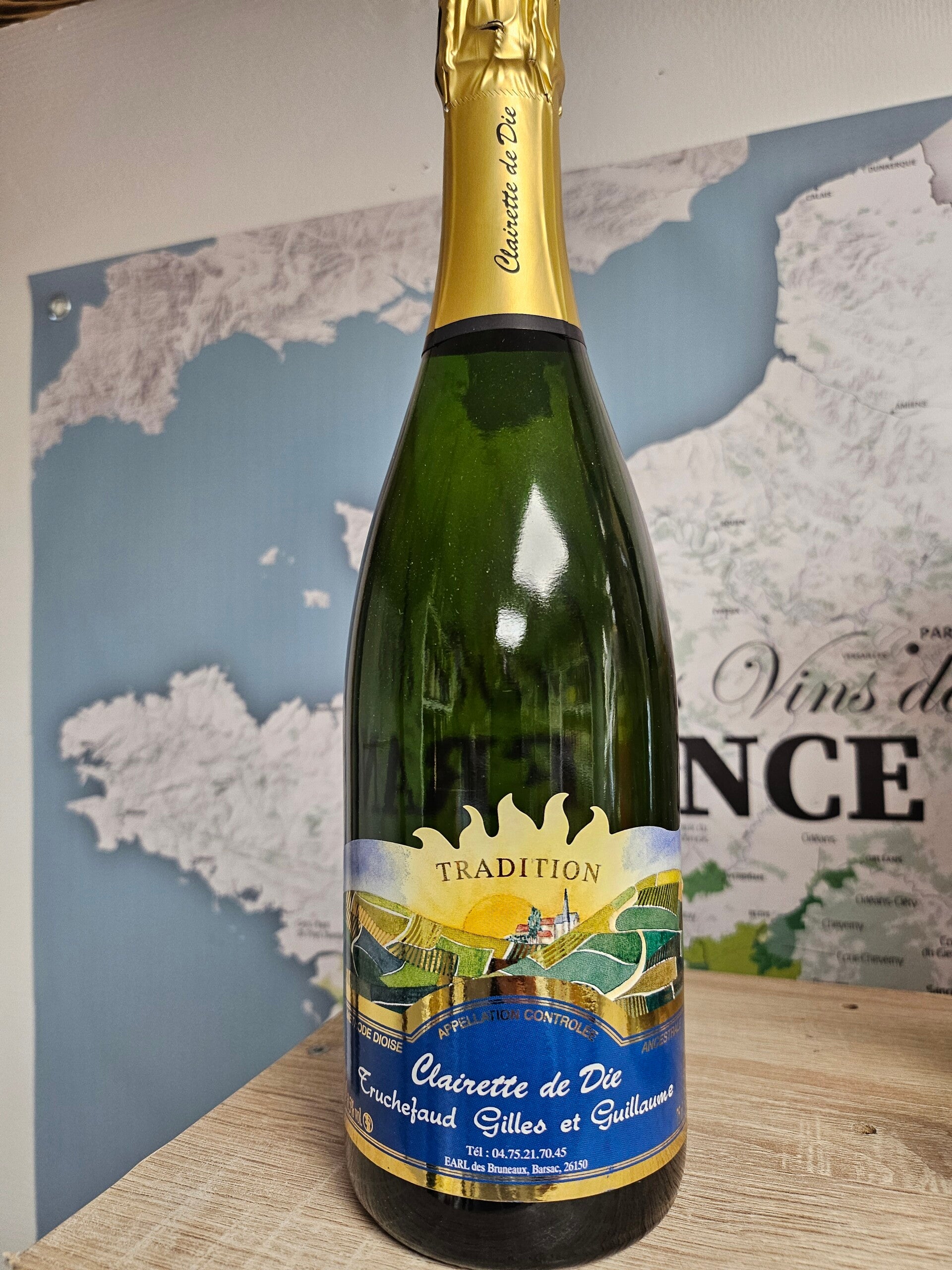CLAIRETTE DE DIE AOC, Tradition, 75CL 8,5% vol