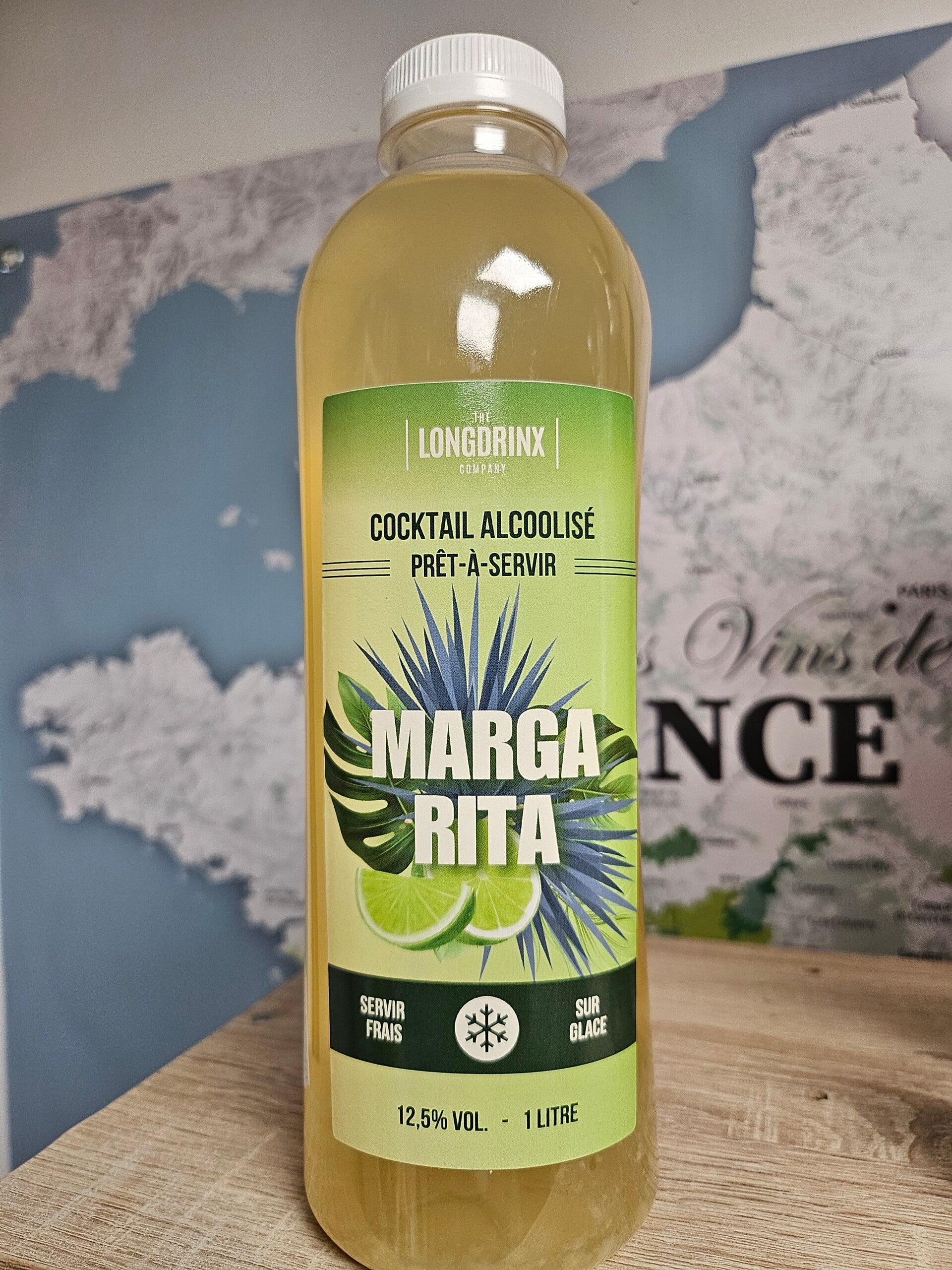 MARGARITA, coktail prêt à servir,  1l, 12,5% vol