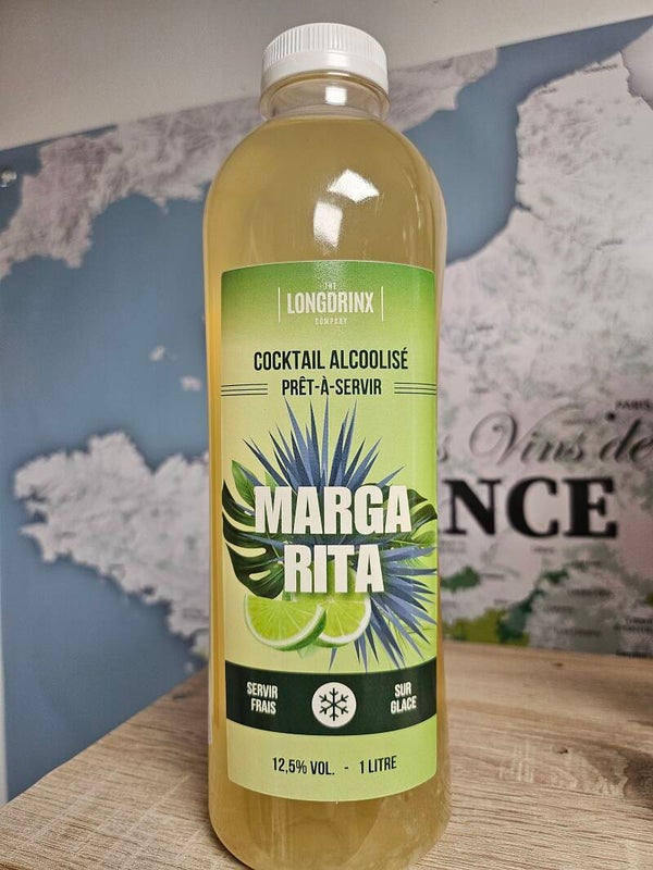 MARGARITA, coktail prêt à servir,  1l, 12,5% vol