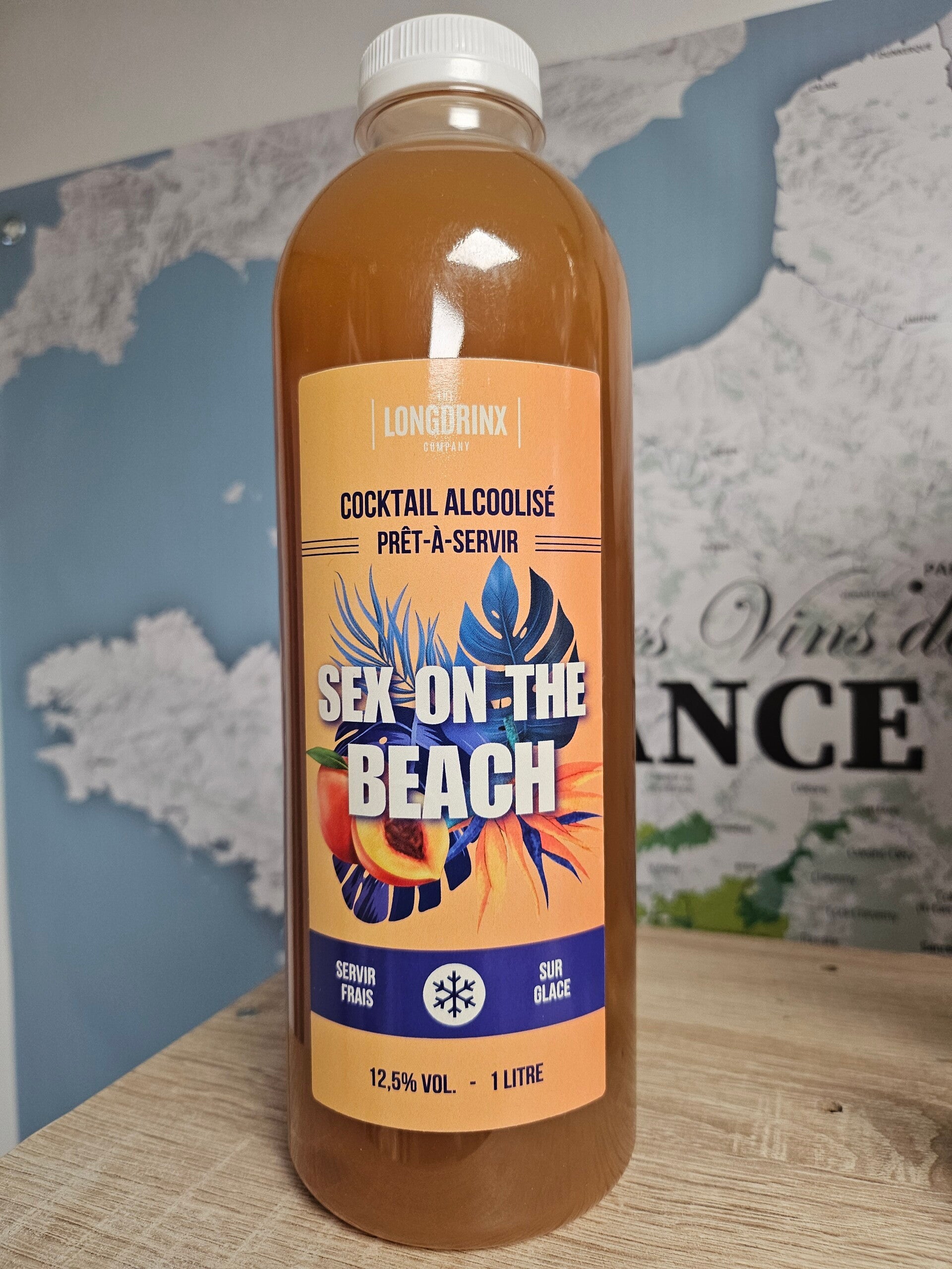 SEX ON THE BEACH, coktail prêt à servir, 1l, 12 5% vol