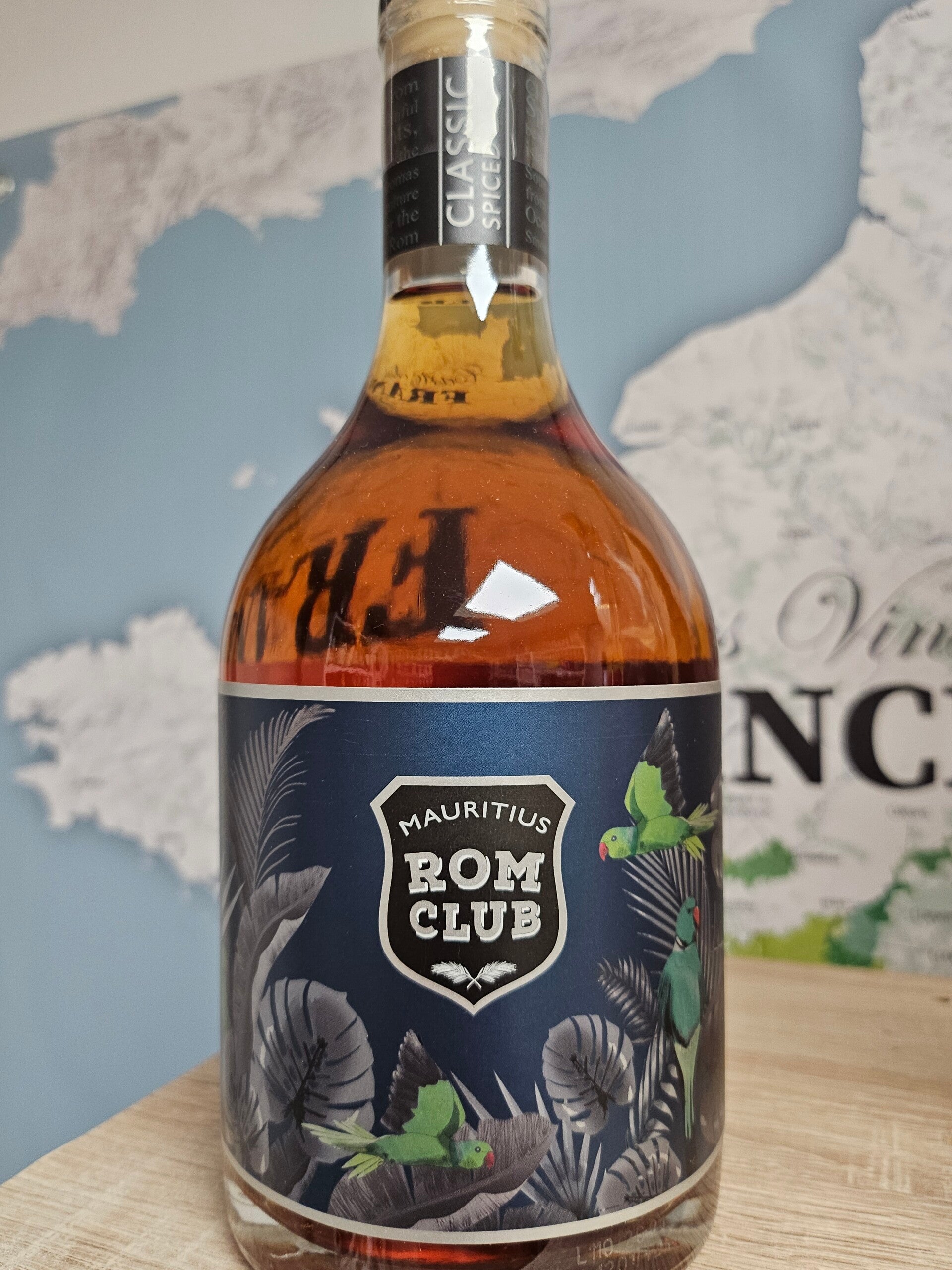 RHUM AMBRÉ, ROM CLUB, Origine ILE MAURICE, 70 cl 40%
