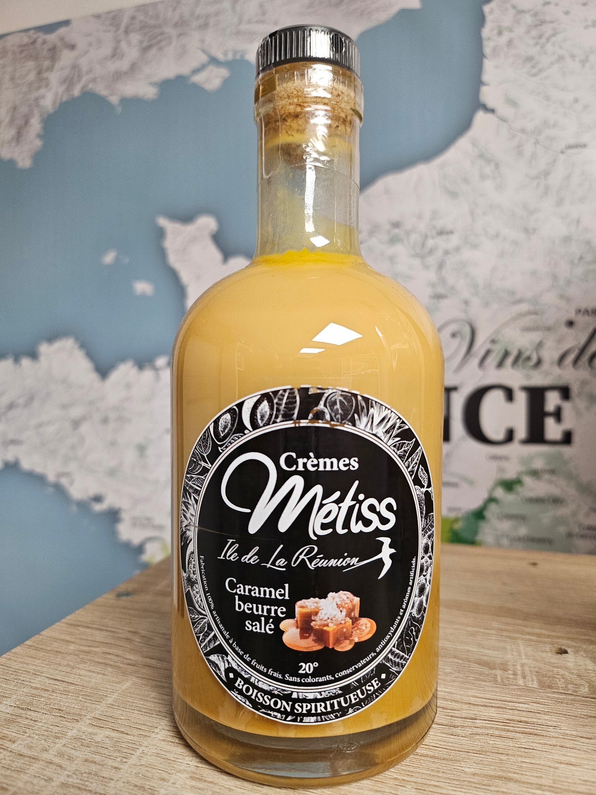 Crème Caramel au beurre salé, MÉTISS ILE DE LA RÉUNION, 35cl 20% vol