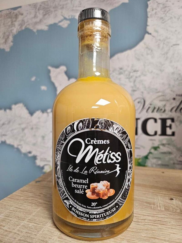 Crème Caramel au beurre salé, MÉTISS ILE DE LA RÉUNION, 35cl 20% vol