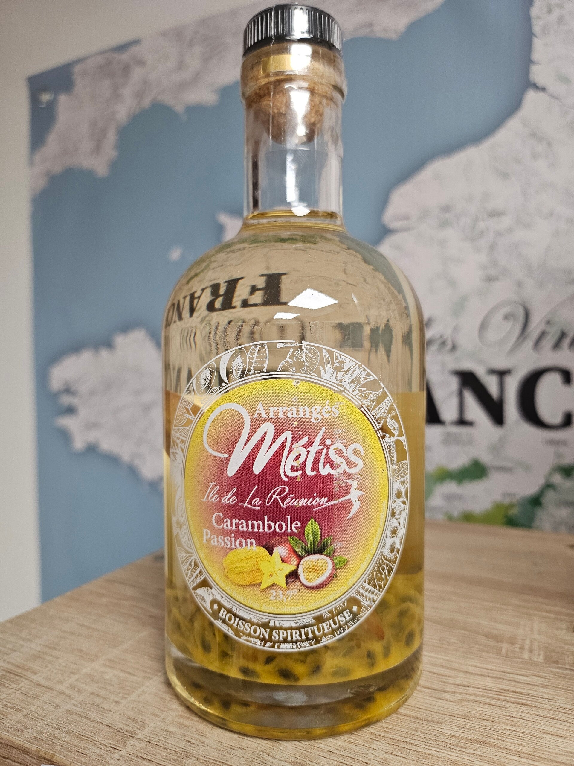 Rhum arrangé Carambol Passion, RHUM METISS ILE DE LA RÉUNION, 35cl 23,7% vol