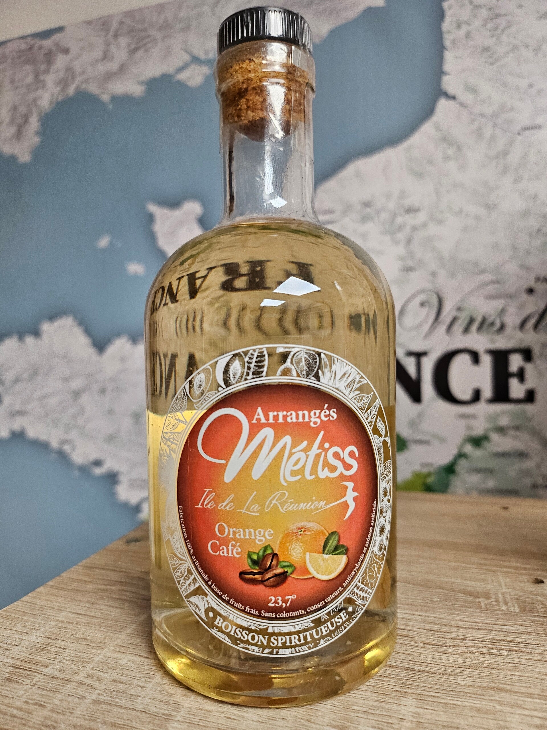 Rhum arrangé Orange Café, Rhum MÉTISS ÎLE DE LA RÉUNION, 35cl 23,7% vol