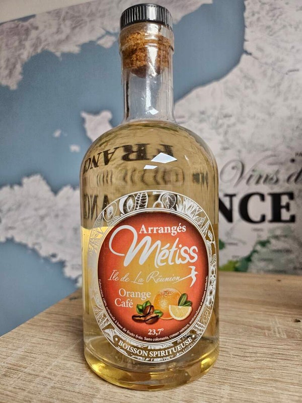 Rhum arrangé Orange Café, Rhum MÉTISS ÎLE DE LA RÉUNION, 35cl 23,7% vol