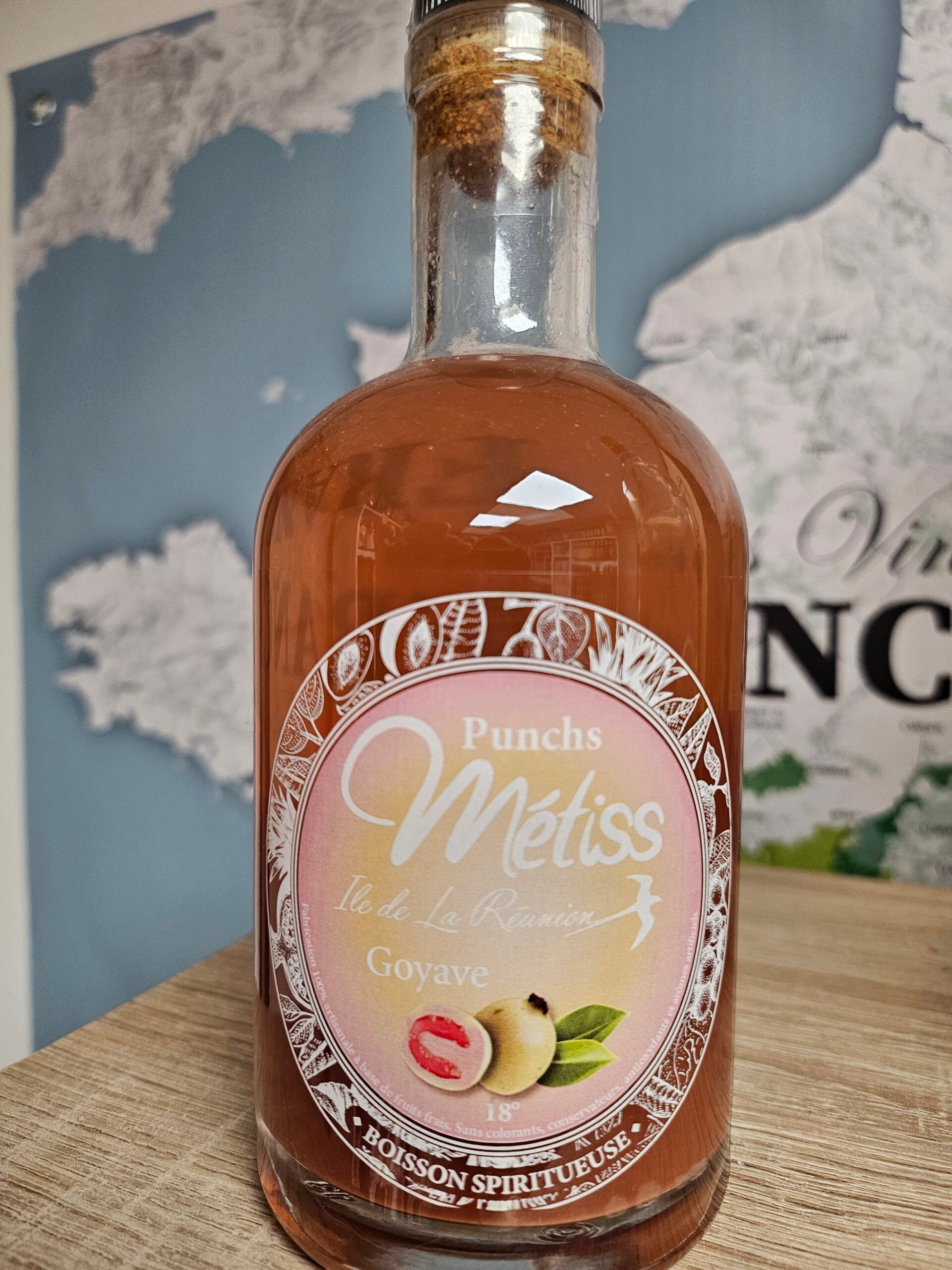Punch Goyave, Rhum MÉTISS ILE DE LA RÉUNION, 35cl 23,7% vol