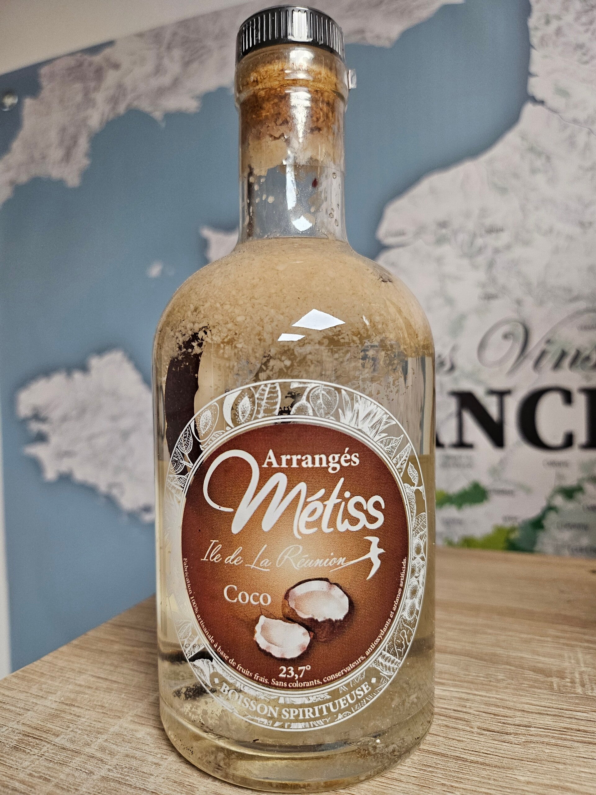 Rhum arrangé Coco, Rhum MÉTISS ÎLE DE LA RÉUNION,  35cl 23,7% vol