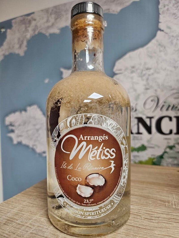 Rhum arrangé Coco, Rhum MÉTISS ÎLE DE LA RÉUNION,  35cl 23,7% vol