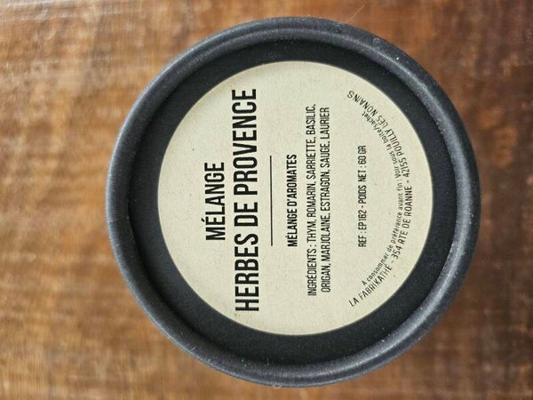 MÉLANGES HERBES DE PROVENCE, ESCALE AUX ÉPICES,  assembleur Français,  60gr