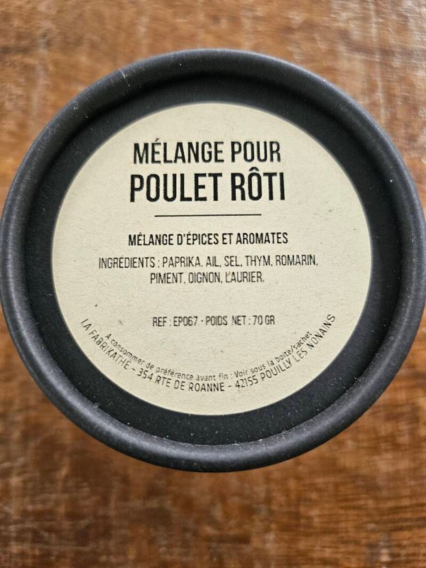 MÉLANGE POUR BARBECUE, ESCALE AUX ÉPICES, assembleur Français, 70gr