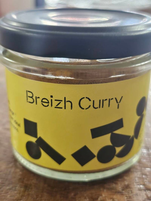 BREIZH CURRY, BISOU SALÉ,  produit Breton, 50g