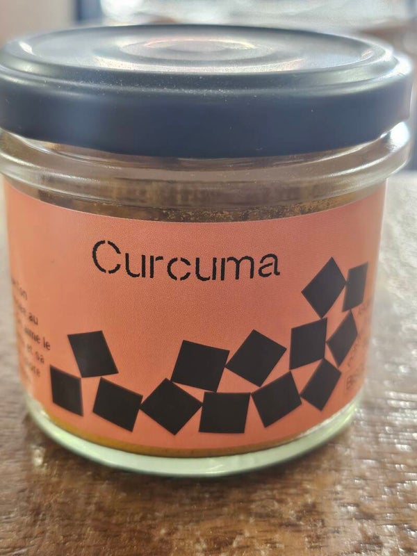 CURCUMA, BISOU SALÉ,  Produit Breton, 50g