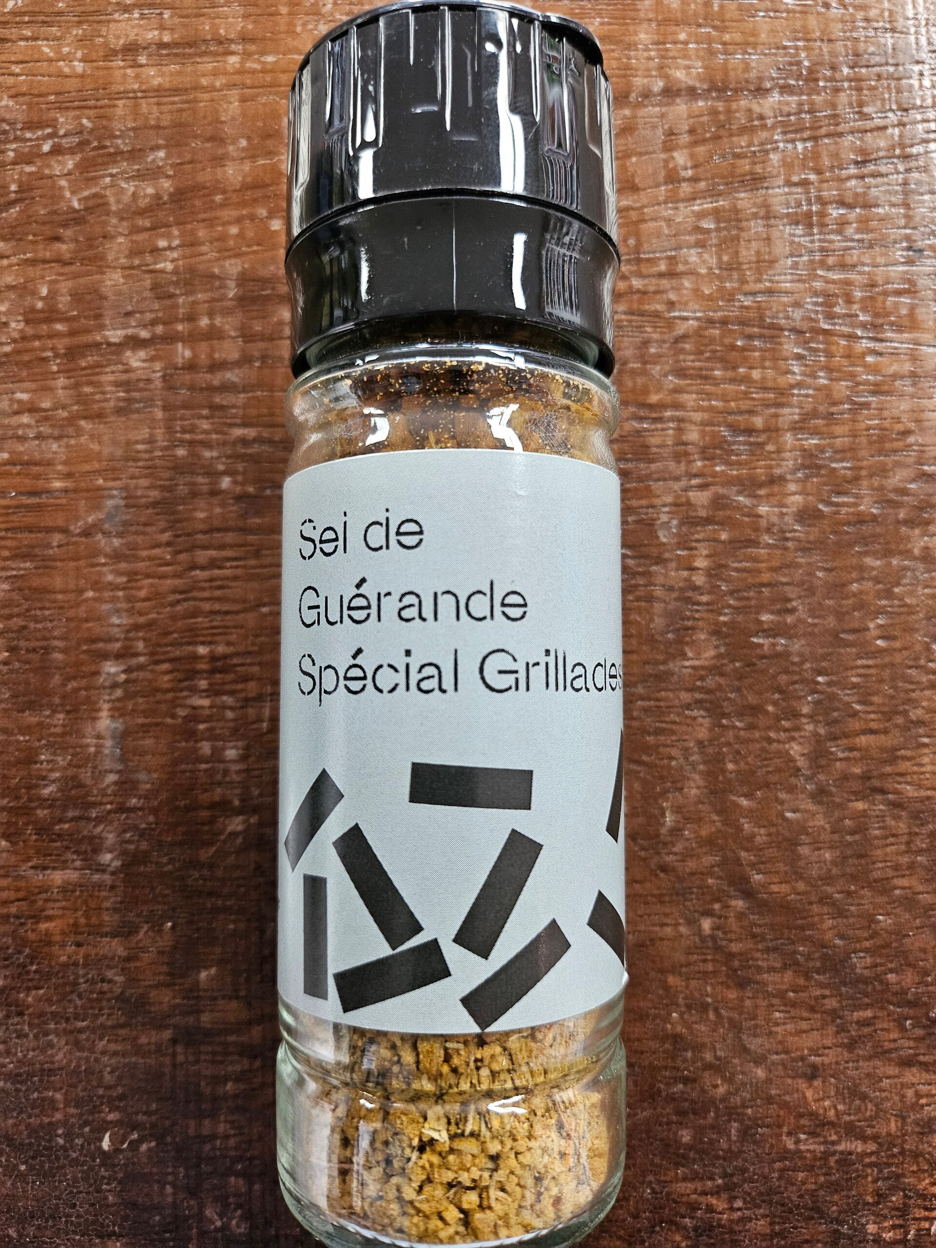 Sel de Guérande spécial Grillades, BISOU SALÉ, produit Breton, 80g