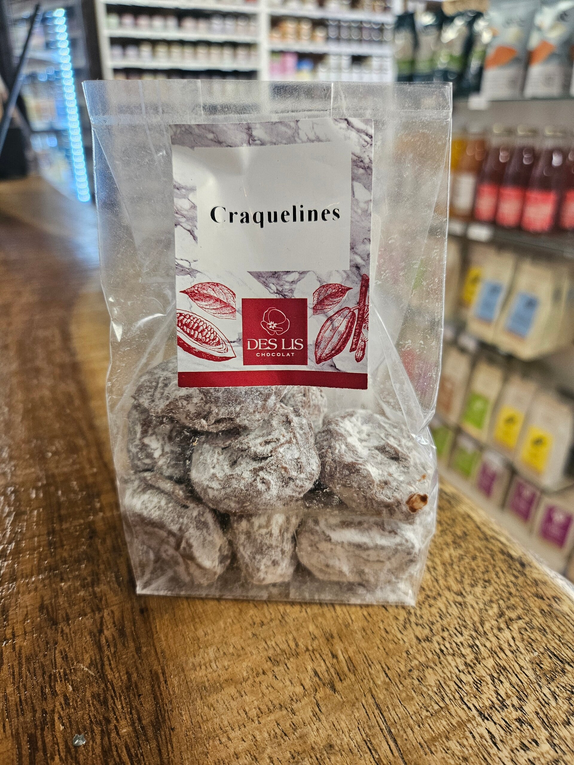 Craquelines, DES LIS CHOCOLAT, 150g, dlc courte fin juillet