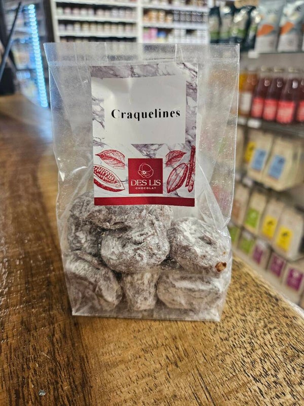 Craquelines, DES LIS CHOCOLAT, 150g, dlc courte fin juillet