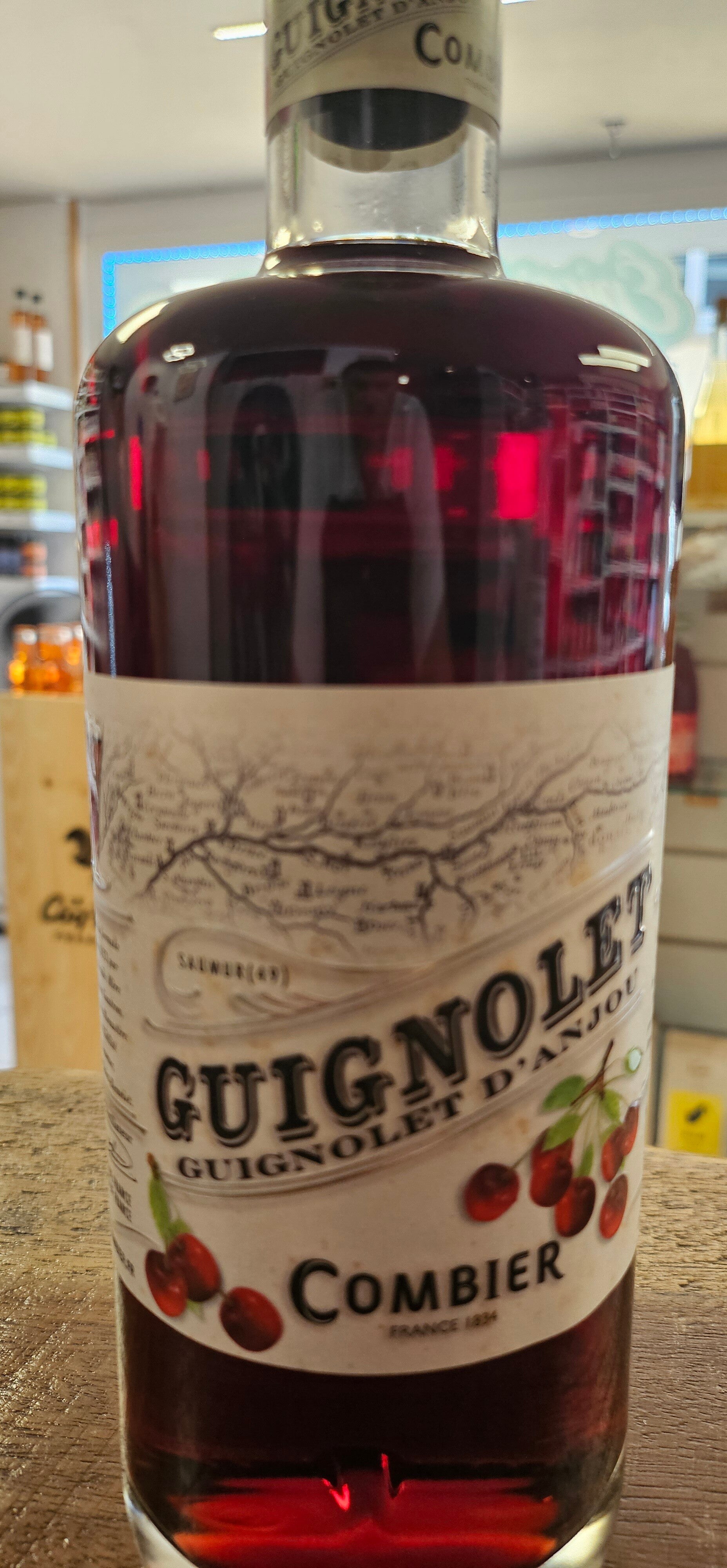 Guignolet d'aujou,  COMBIER, 70 cl 17% vol