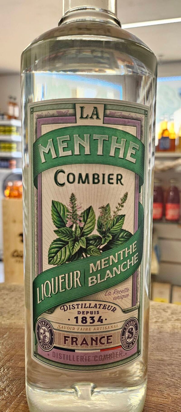 Liqueur de Menthe Blanche, COMBIER, 1L 17%vol