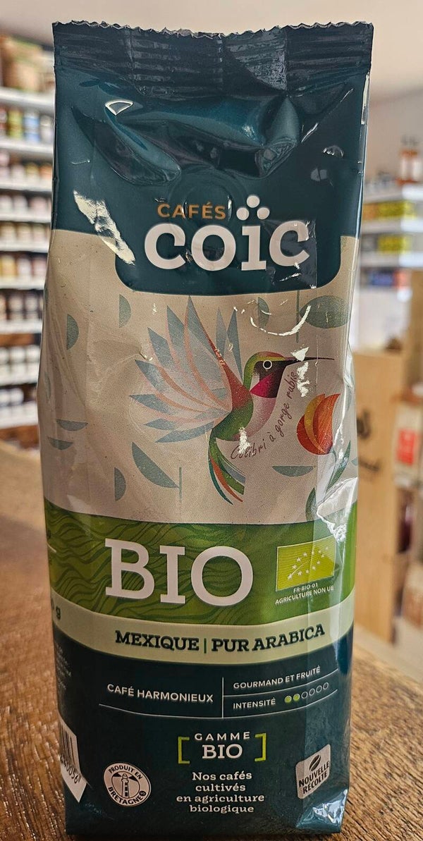 Café COÏC Mexique Pur Arabica, MOULU BIO 250g