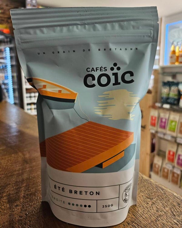 Café COÏC ÉTÉ BRETON, MOULU, 250g, intensité 4/6