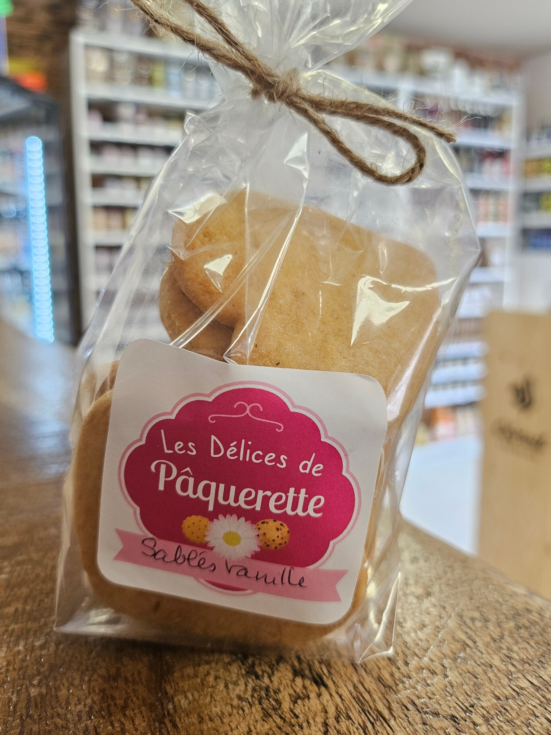 Sablés Vanille, LES DÉLICES DE PÂQUERETTE, 100G