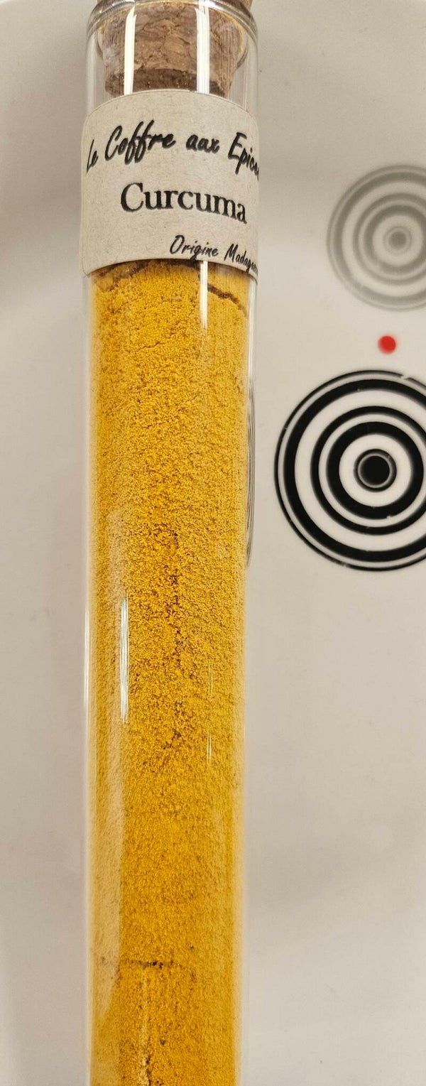 CURCUMA, Le Coffre aux épices, origine Madagascar, 19gr