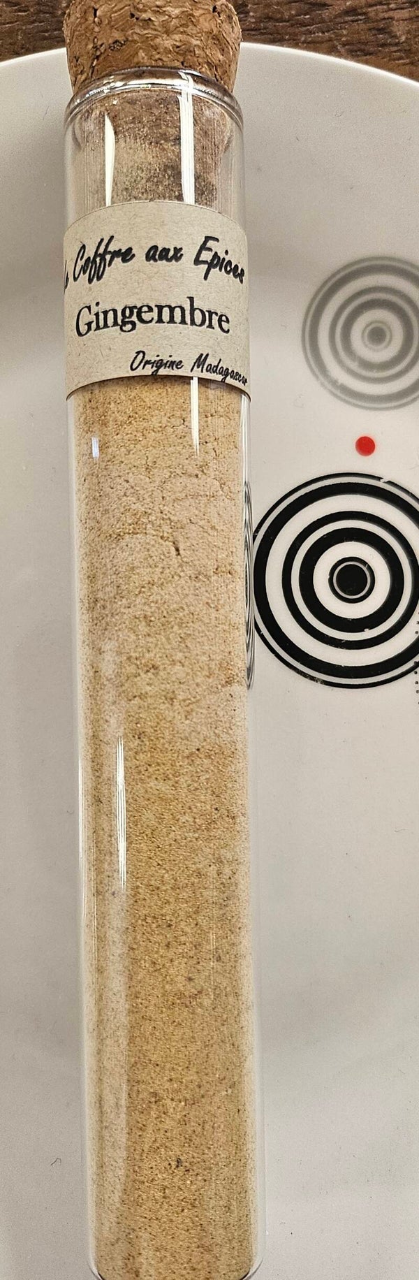 GINGEMBRE en poudre, Le Coffre aux Épices, origine Madagascar, 22gr