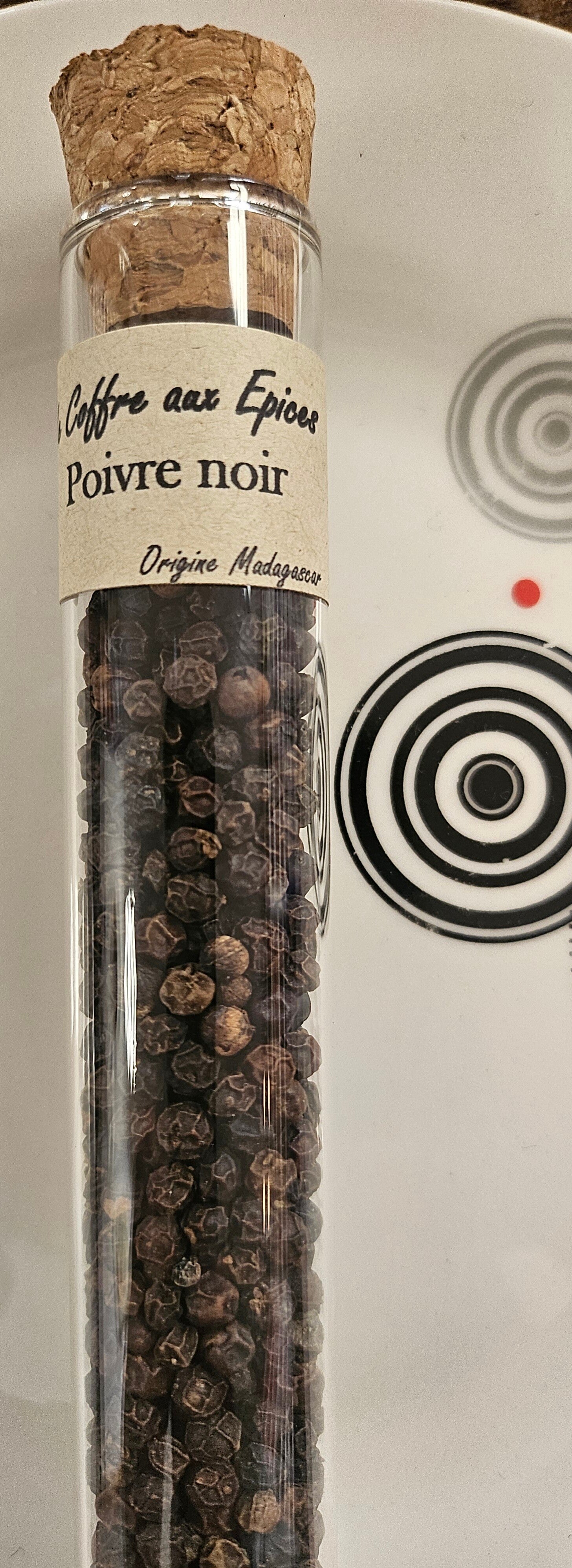 POIVRE NOIR, Le Coffre aux Épices, origine Madagascar,  25gr