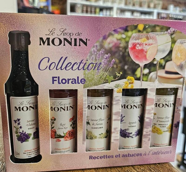 Le sirop de MONIN, Collection Florale, 5x 25cl