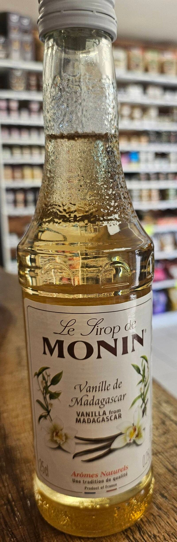 Le sirop de MONIN, Vanille de Madagascar, 25cl