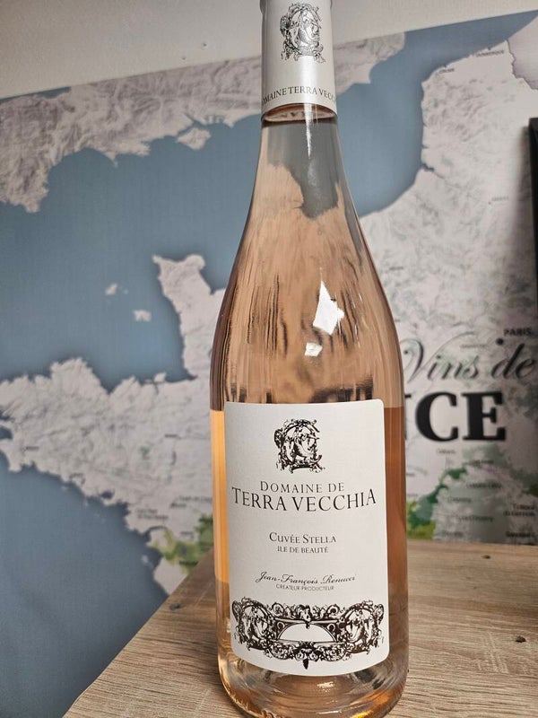 Vin Rosé Corse IGP 2025, Domaine de TERRA VECCHIA, cuvée Stella, 70cl  11,5%