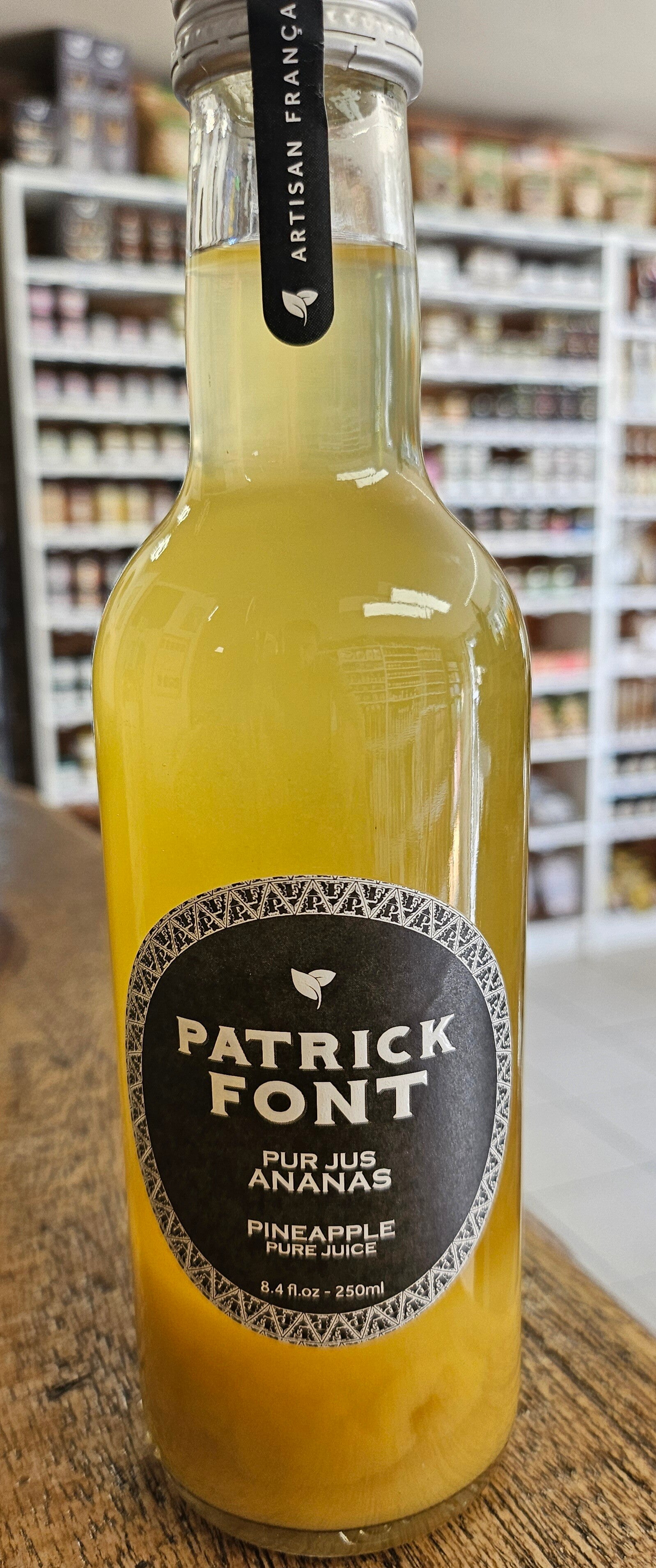 Pur jus Ananas, Patrick FONT artisan Français, 250ml