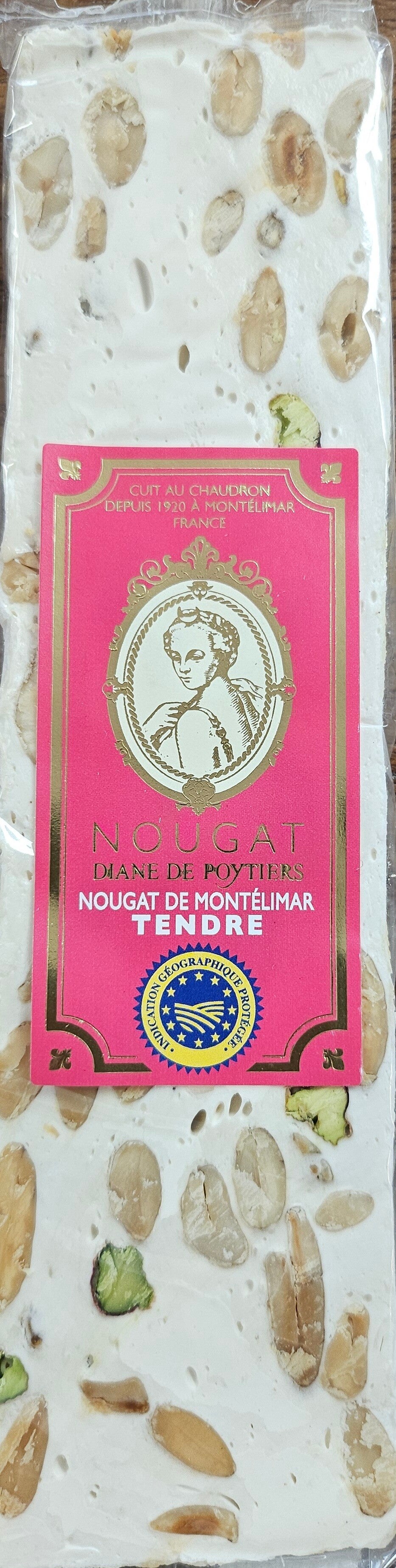 Nougat tendre de Montélimar IGP, NOUGAT DIANE DE POYTIERS, 100g