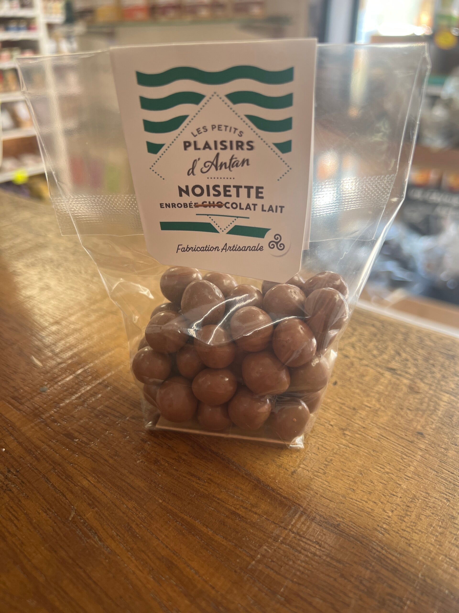 Noisette enrobée chocolat lait