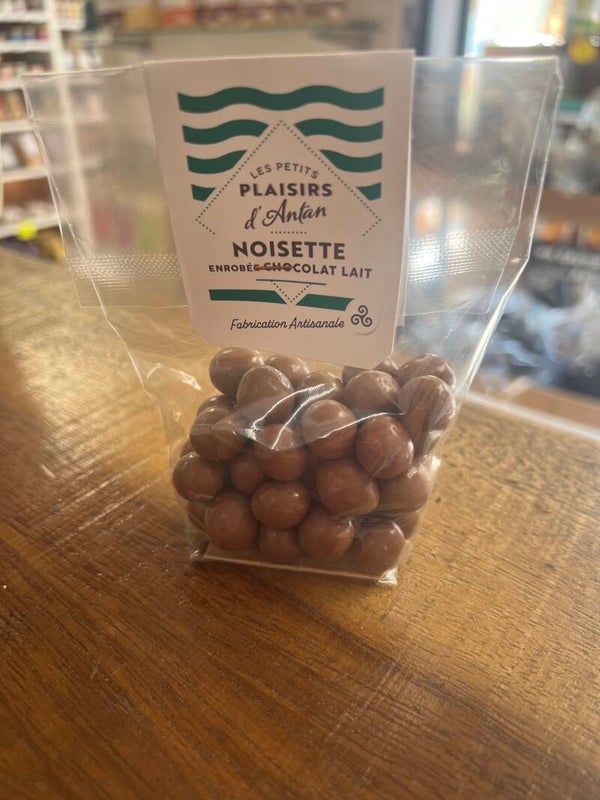 Noisette enrobée chocolat lait