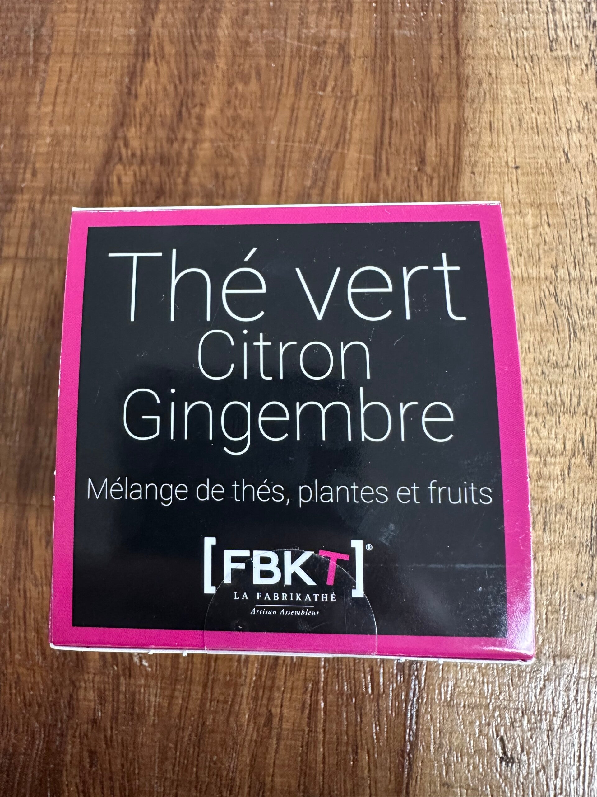 The vert Citron Gingembre