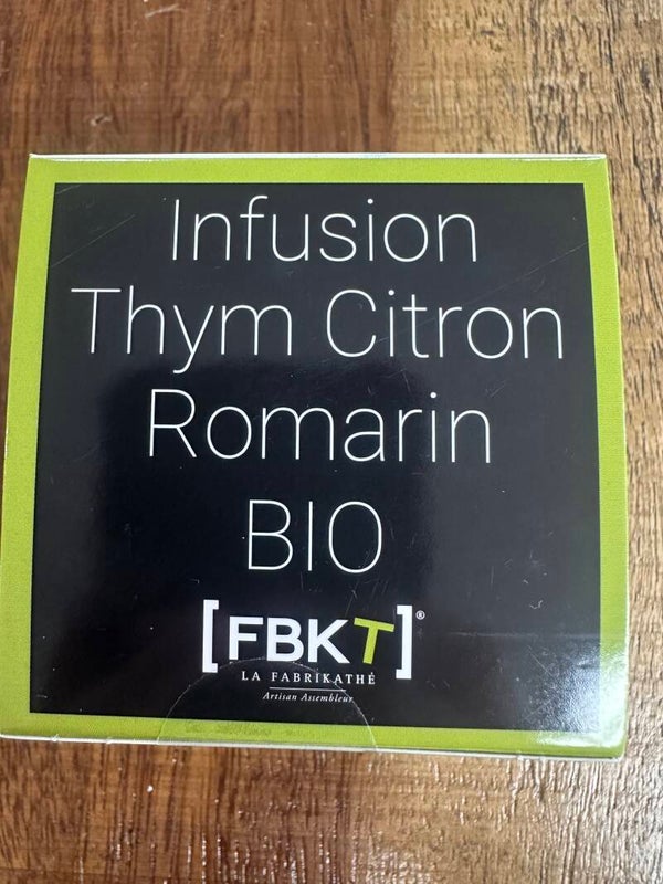 Infusion Thym Citron Romarin BIO