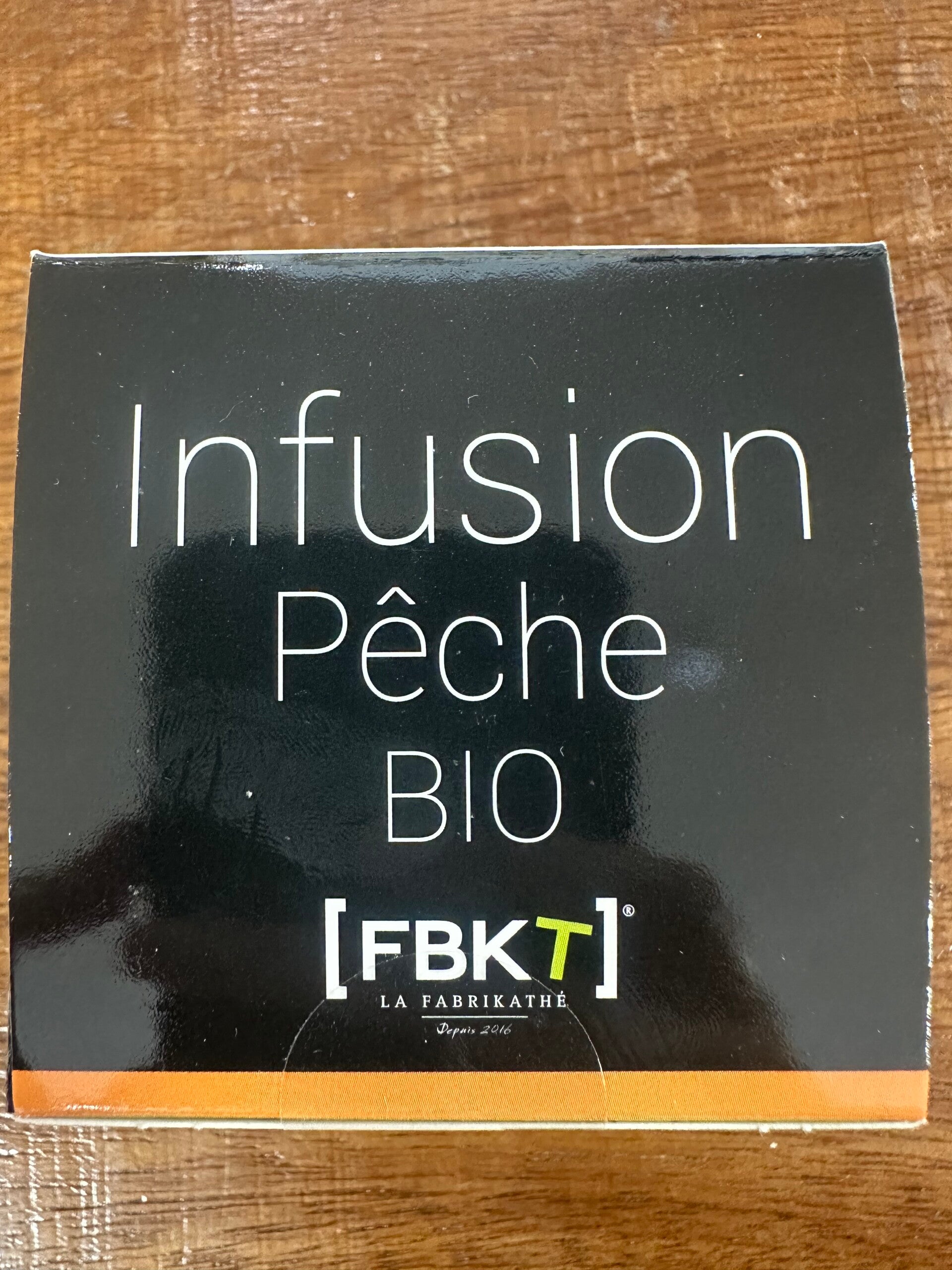 Infusion pêche BIO