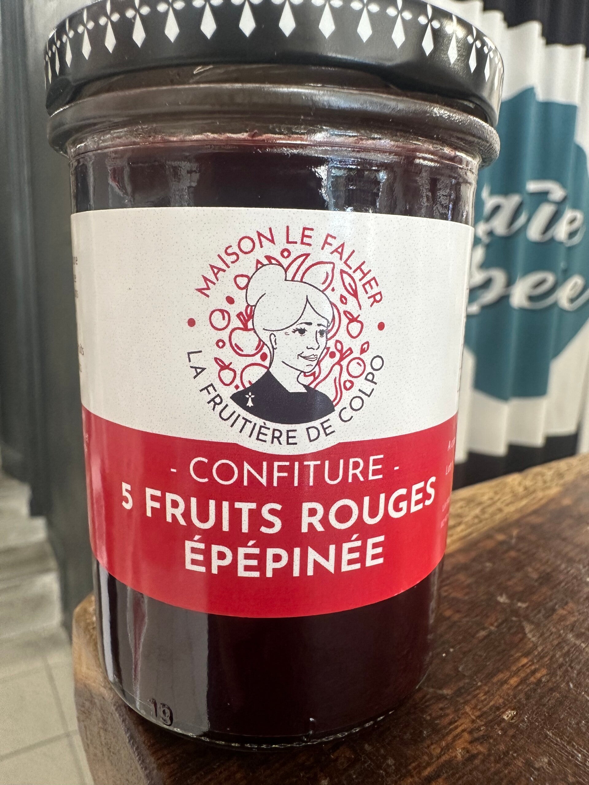 Confiture 5 fruits rouges épépinée