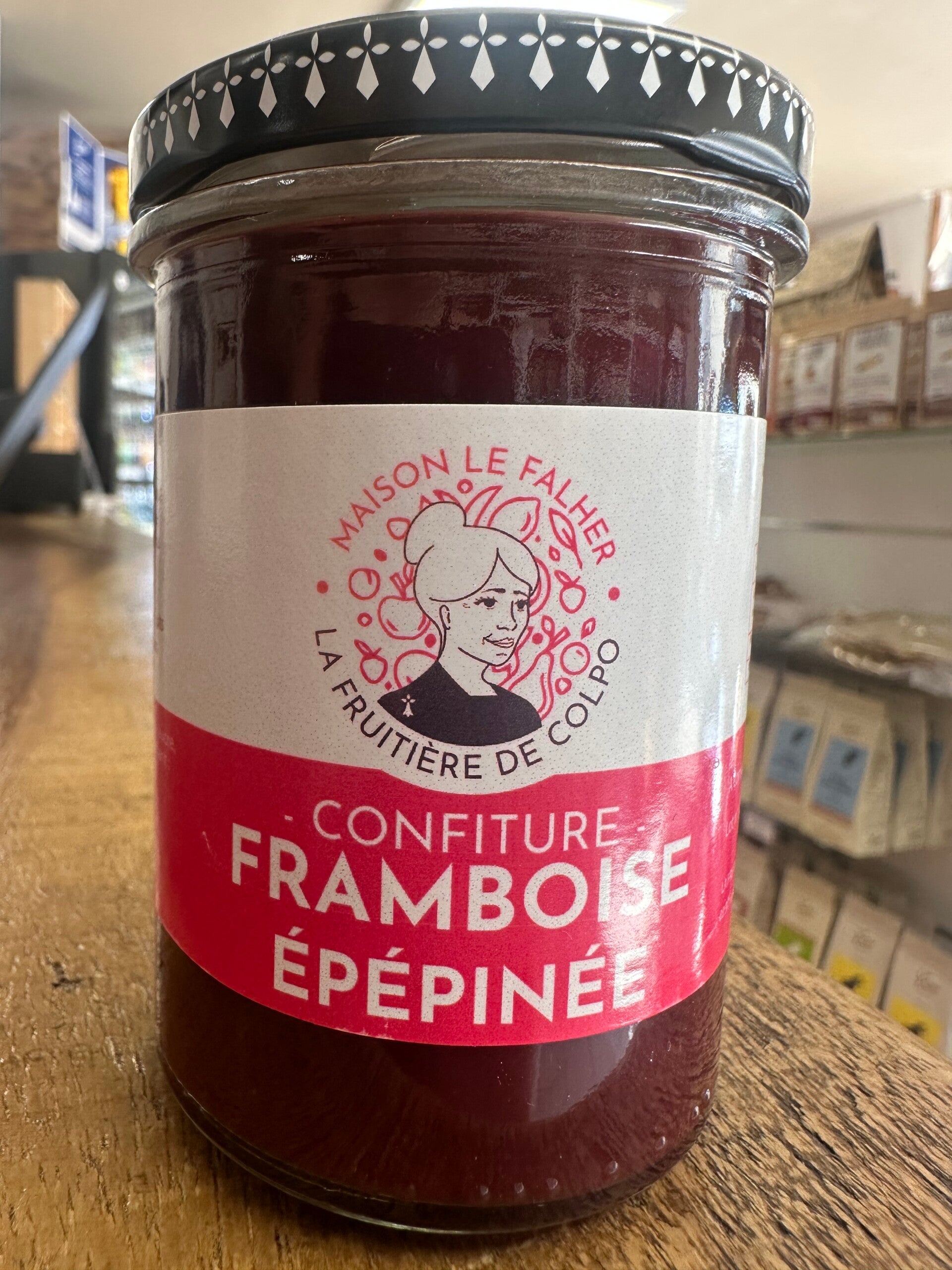 Confiture framboise épépinée