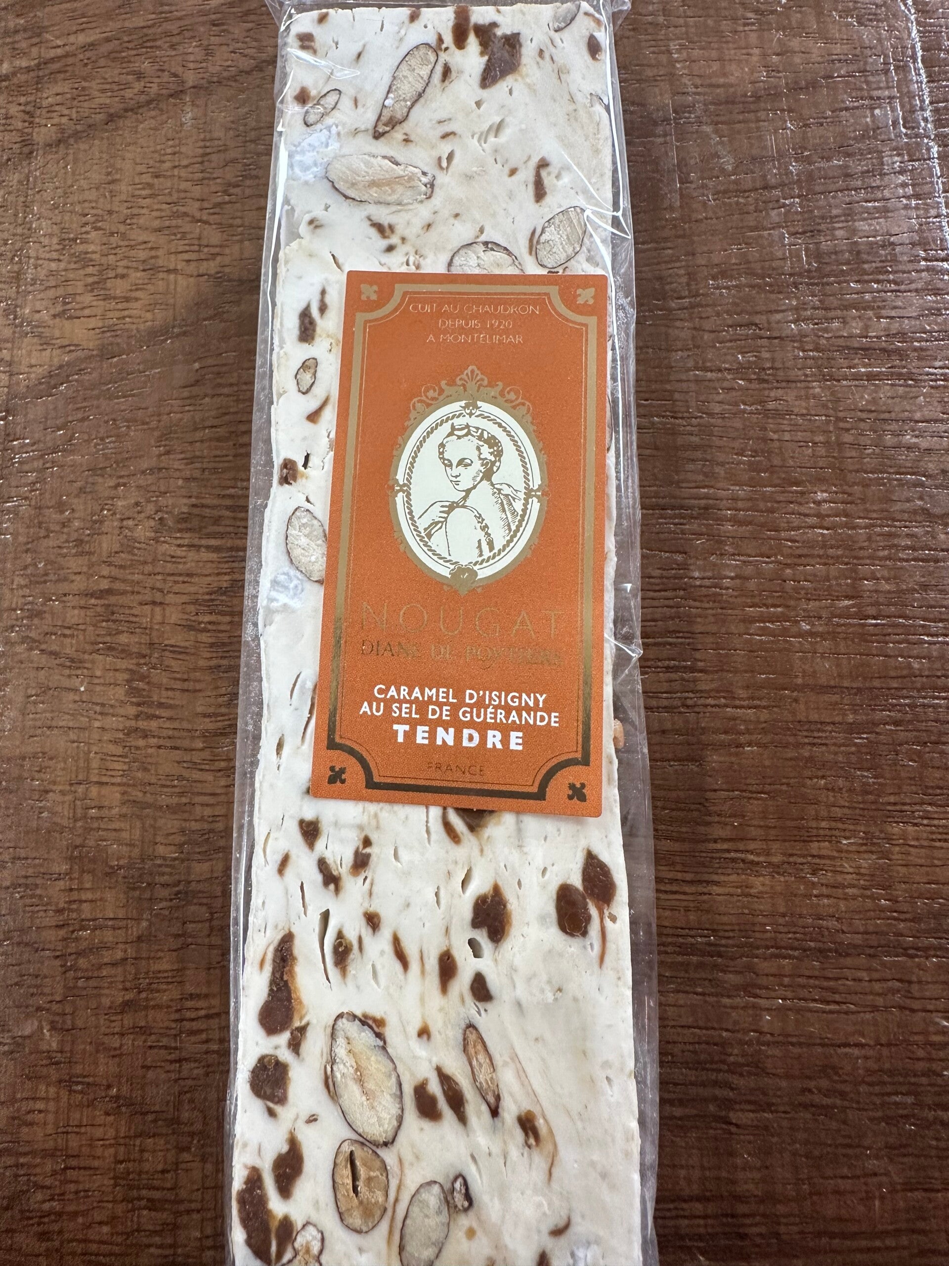 Nougat caramel d’Isigny au sel de Guerande tendre