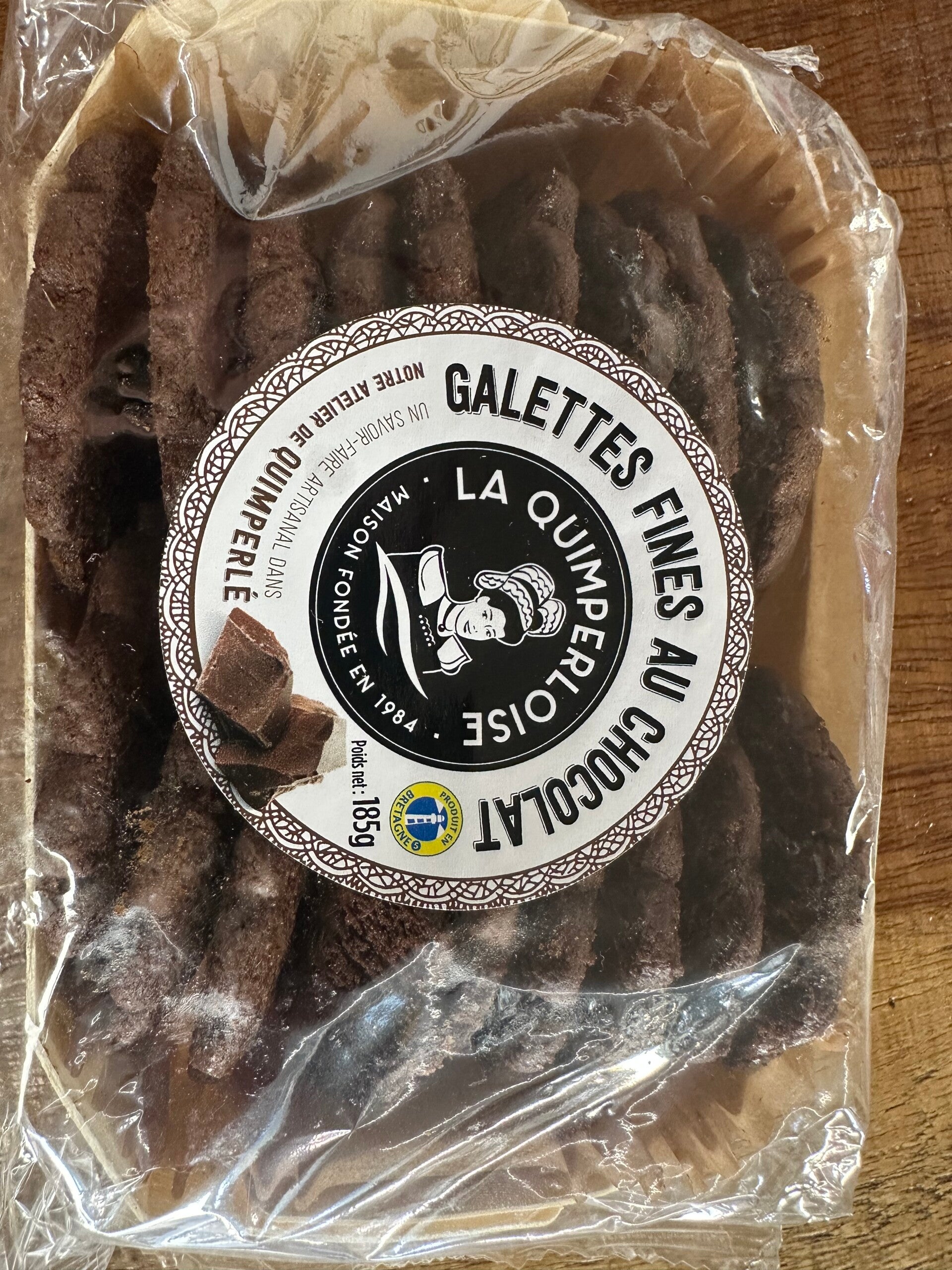 Galettes fines au chocolat breton