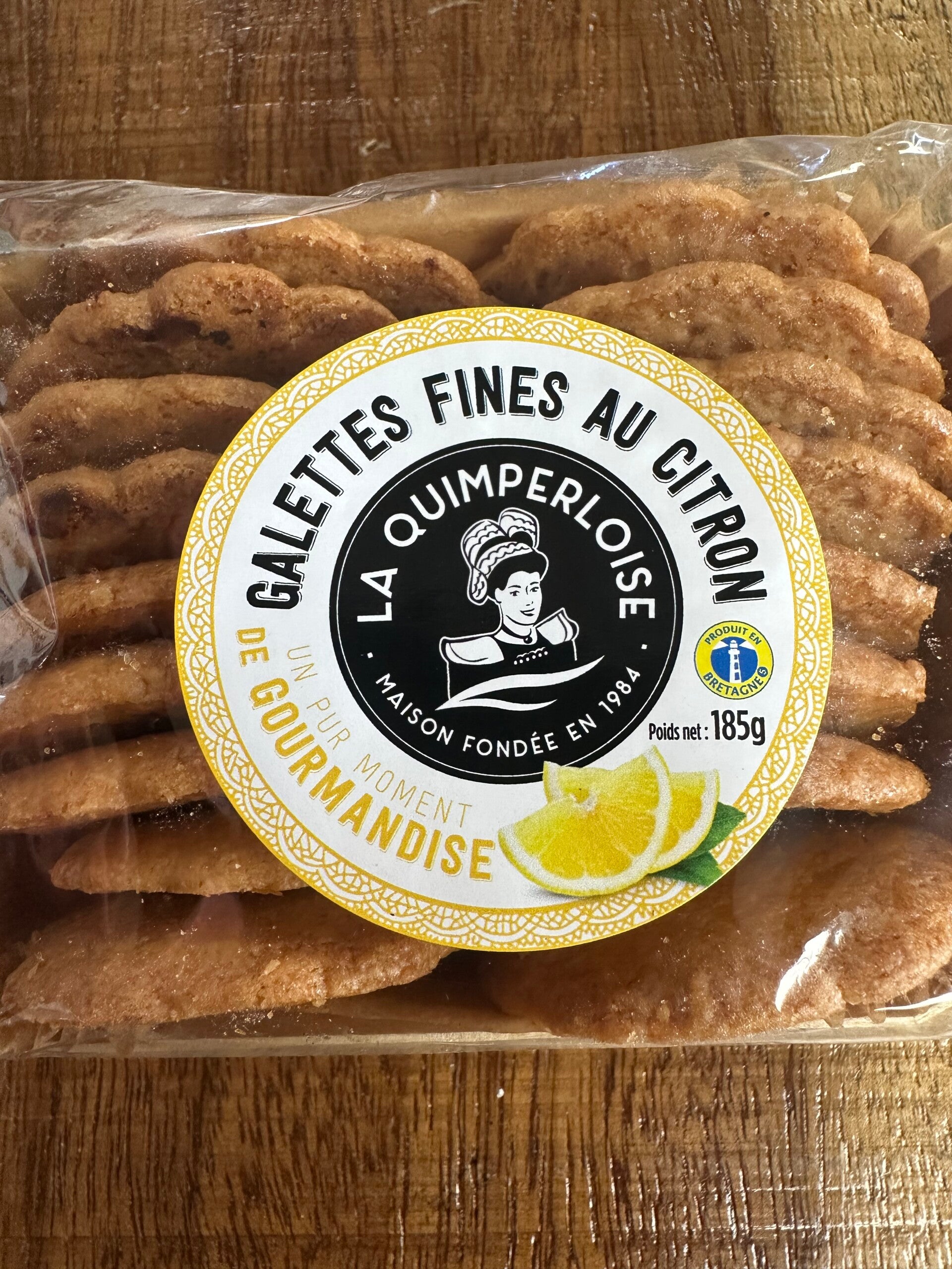 Galettes fines au citron