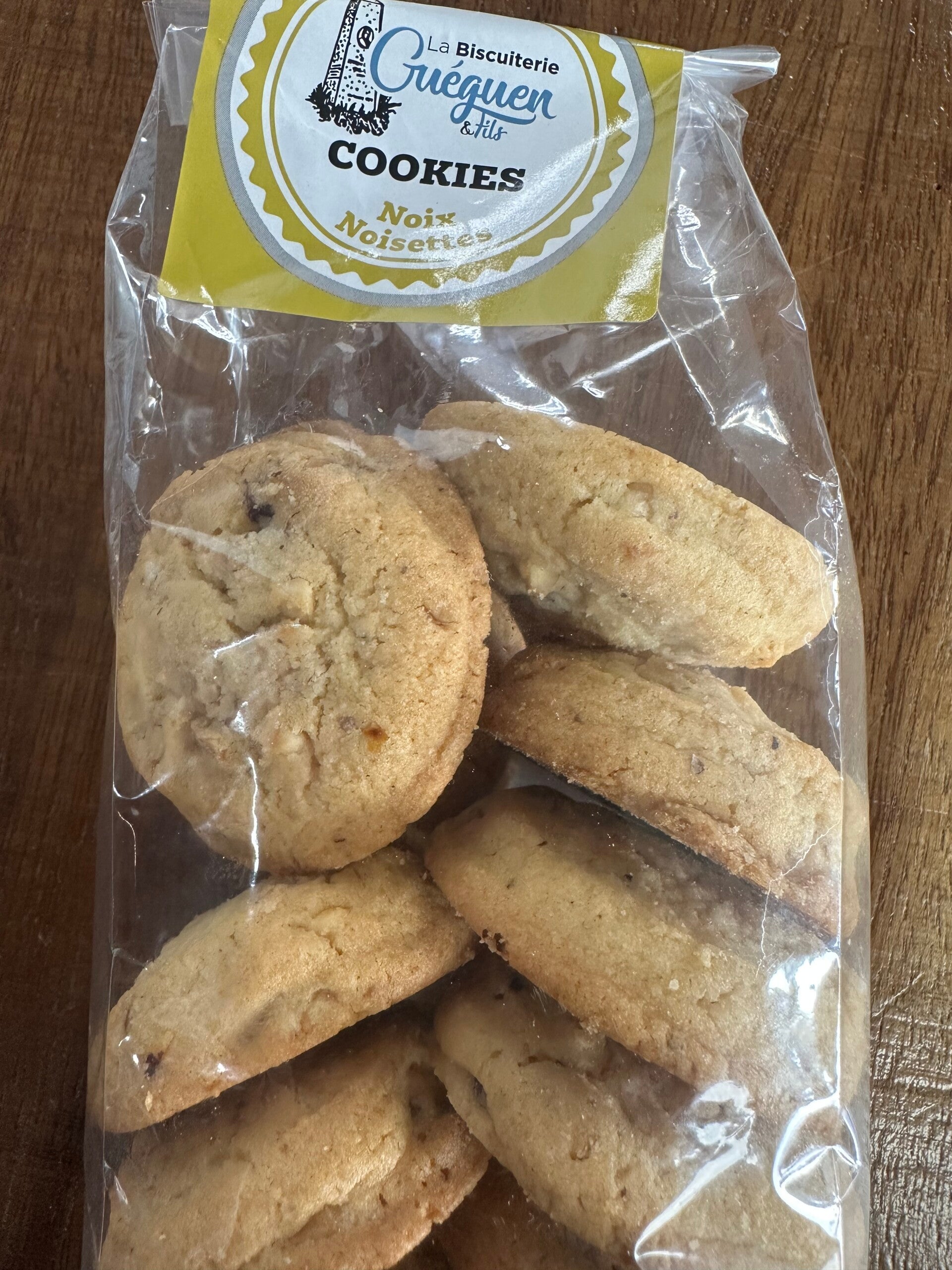 Cookies noix noisettes