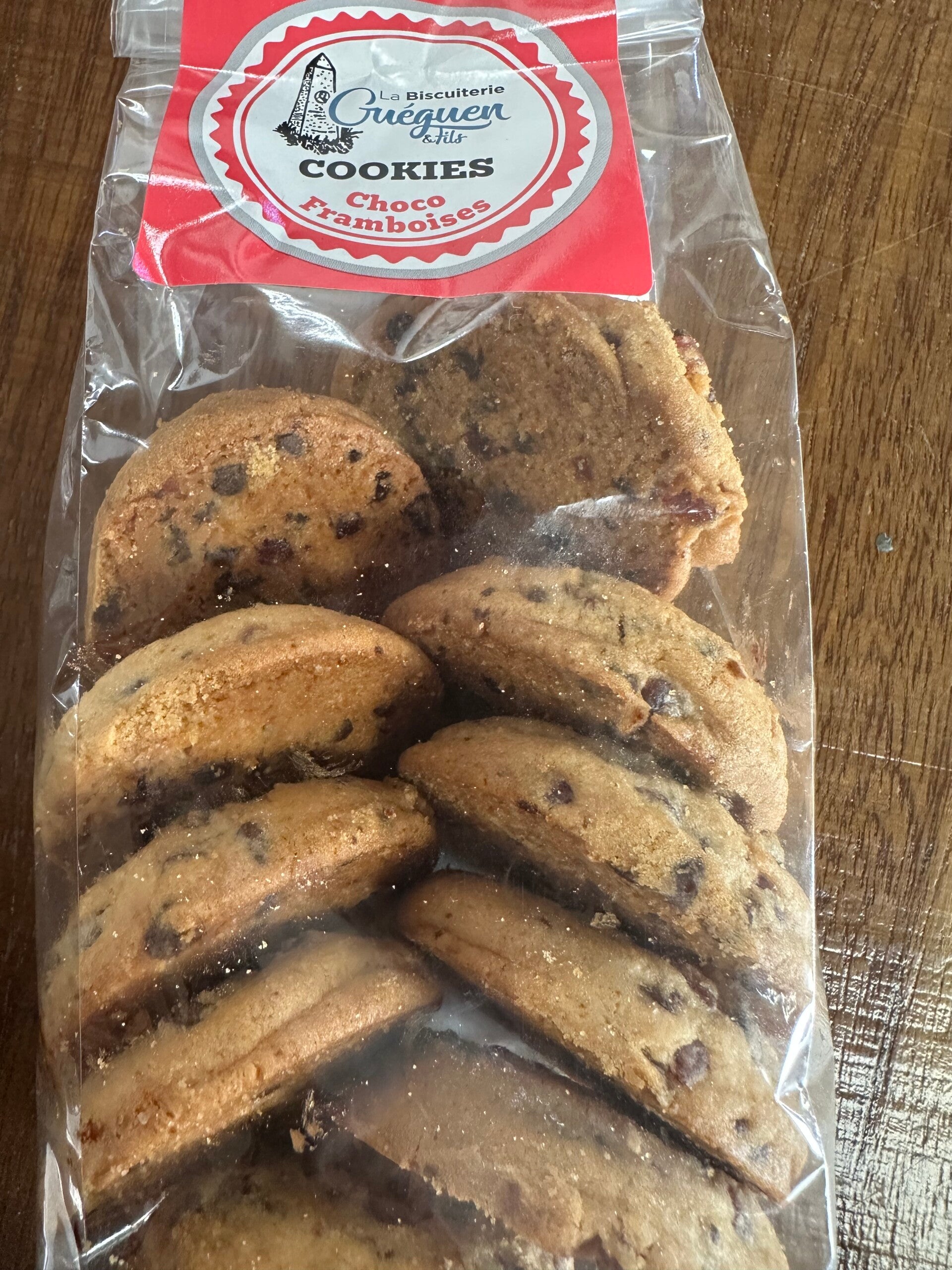 Cookies choco-framboise