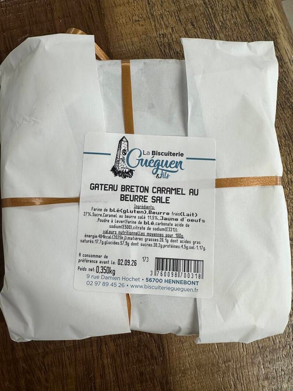 Gâteau breton caramel au beurre salé