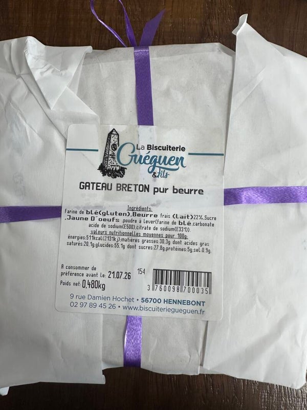 Gâteau breton pur beurre